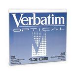     MO disk Verbatim VBW5K4, 1.3GB, 5.25", Write Once. -3123 .