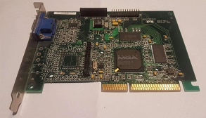 Matrox G2+ MSDA16BN/20D 16MB AGP Video Card, p/n: 870-01, OEM (видеоадаптер)
