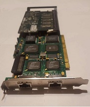     RAID controller Mylex DAC1164F, 2 Fibre Channel (external), 1 SCSI 68-pin Channel (internal), BBU, PCI-X. -9520 .