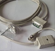       Digital (DEC) BC09M-10 gray-scale video cable, 10ft, p/n: 17-02878-01. -12720 .