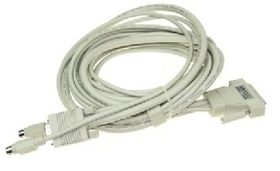 Hewlett-Packard (HP) J1476A Console Switch cable, 2xPS/2 + HD15, 2.4m, OEM (кабель)