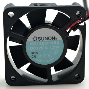 HP/Sunon KD1205PHB2 DC 12V 1.7W 50x50x15mm Cooling Fan, 2-wires, p/n: C4310-60002, OEM (вентилятор охлаждения)