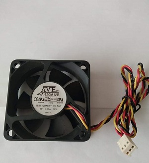 AVE AVA-620M12B DC 12V 0.10A 60x60x20mm Cooling Fan, 3-wires, OEM (вентилятор охлаждения)