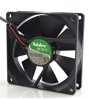 Nidec Beta V TA350DC M33503-55 DC 12V 0.40A 90x90x25mm Cooling Fan, 2-wires, OEM (вентилятор охлаждения)