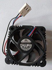      AVR DFB501012H70T DC 12V 0.11A 50x50x10mm Brushless Cooling Fan, 3-wires. -1196 .