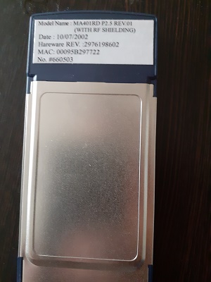 Netgear MA401RD Wireless PC Card, PCMCIA, OEM (беспроводной адаптер)